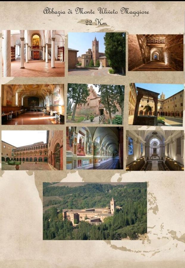 Val D'Orcia Deluxe 2, Raffinata Casa Immersa Nel Verde Con Wifi, Giardino E Parcheggio Montalcino Exterior foto